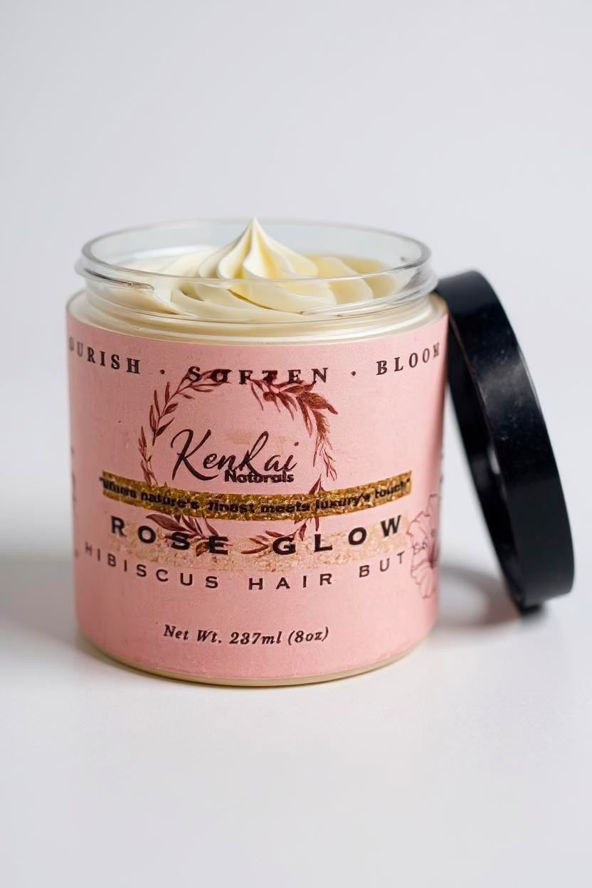 KenKai Rose Glow Hibiscus Hair Butter